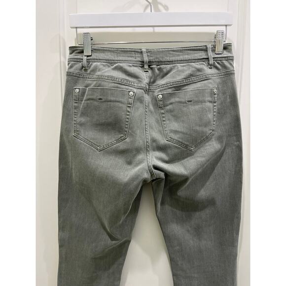 J. Jill Denim Authentic Fit Slim Ankle Gray Jeans  Sz 4 - Picture 4 of 7